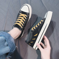 Hong Kong Tide Cards 2022 Spring New Canvas Mens Shoes Han Edition Trends 100 Hitch Sport Breathable Men Casual Board Shoes