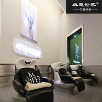 Excellence barber shop hair wash bed Japanese simple hair salon special ceramic basin sitting hair wash bed manufacturer direct sales ZY31