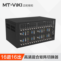 Maxtor dimension moment MT-HC1616 Plug-in card hybrid matrix switcher 16 in 16 out video conferencing server