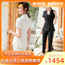 DEECAN high-end womens president Career suit 2020 new temperament Goddess Fan Sales Department General does uniform summer
