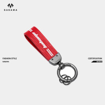 babama couple keychain men and women car key chain pendant South Korea and Europe and the United States tide brand creative simple ring