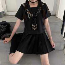 (Night patrol) spot original dark embroidery bad jk uniform Seaman suit pleated skirt orthodox full set women