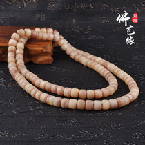 Natural Qin Blood Deer Bone Buddha Beads 108 Bead Drum Beads with blood Tibetan Candida Pearl Buddha 108