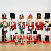 Christmas trinkets creative Nutcracker puppet soldier children desktop small ornaments toy