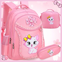 Childrens schoolbags Kindergarten girls net red money One 23 to sixth grade elementary school students 1-3 grade girls light weight