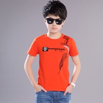 Boys summer short sleeve T-shirt ten years old 10 children 8 children wear clothes 7 summer 36 boys 5 cotton 9 tops