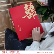 springkle Wedding sign-in book Wedding gift book Guest signature book Registration gift list Wedding supplies