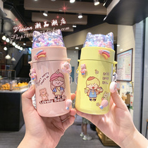 Hong Kong Creative Belt Bracelet Children Insulation Cups Small Cartoon High Face Value Water Cup Students Outdoor Portable Cups