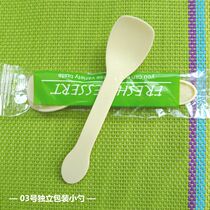 High quality independent packaging plastic small spoons pudding more gel sweets more ice cream more ice cream spoons