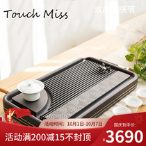 TOUCH MISS German original electric Wood tea tray household simple drainage Ebony EPAM