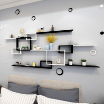 Wall shelf living room sofa background wall decorative frame Wall Wall wall partition