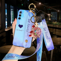 Watercolor vivox27 mobile phone shell Womens all-bag anti-fall net red x27 Liquid Silicone Ins Craze New vivox23 Goddess x23 Phantom version x21 rear fingerprint x20