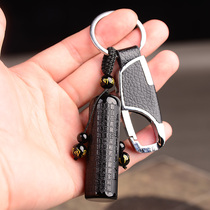 Prajna Paramita Heart Sutra Obsidian Keychain pendant Great Compassion Mantra Car Pendant Lucky Ornament Shurangama Mantra