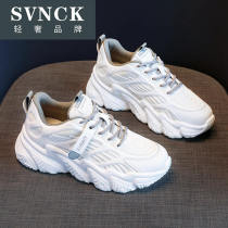 Net red father shoes women tide ins spring and autumn thin models Joker breathable summer leather leisure sports shoes WL0429