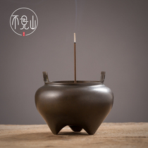 Household offering stove small mini Xuande stove incense Cuttle pure copper for Buddha line incense burner travel portable sandalwood incense burner