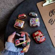 Creative DIY electroplating AirPods protective cover for Apple Bluetooth wireless headset anti-fall hard shell couple tide