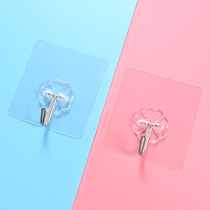 Powerful Non-stick Hook without Mark Hook Door Rear Wall-mounted Viscose Kitchenette Free Hook Transparent Home Suction Cup Hook