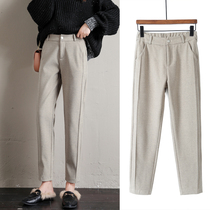 Womens spring and autumn 2021 New Korean slim slim slim loose pipe straight tube casual small feet radish pants