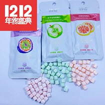 Clear mouth chewy slice ready-to-eat candy turquoise apple flavor Pepsi grapefruit in bulk snacks 1 box 15 bags 13 gr