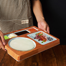 Topig Beijing Roast Duck Dishes Customised Melamine Cutlery Restaurant Hotel Pieces Leather Duck Roast Duck Creative Parquet Family Business