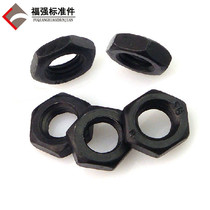 Class 8 thin nut hexagonal nut hexagonal thin screw cap GB6172 hair black hexagonal nut M6 8 10 to 30