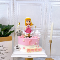 Net Red Identical Pink Dress Princess Cake Swing Piece Solid Star Butterfly Knot Plugin Girl Birthday Sweet Table Dress