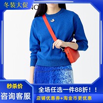 Manyanu womens 2019 new spring base shirt sweet loose round neck top MJ12KW261