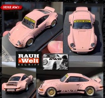 Model Collect 1:64 911 930 RWB Metal Black Alloy Model Model