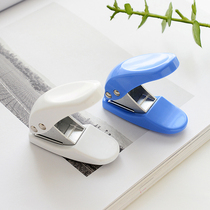 Mini single hole punching machine 6mm labor-saving small hand-held round hole punch can play loose-leaf paper hand binding