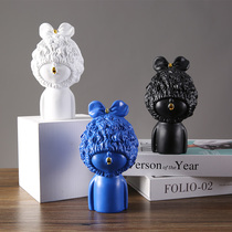 Nordic light extravaganza Larly swing pieces Home Genguan Creative Desktop Decorations Living-room Wine Cabinet Bookcase Room Furnishing