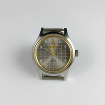 Original Clothing Stock Spring Blue Card Grey Mesh Surface Manual Mechanical Watch Medium Diameter 33 mm Send Watch Strap 1 Bar