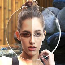 Essilor Comfort Progressive Multifocal Diamond A3 anti-blue light A4 color-changing myopia lens A UV protection