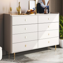 Modern light and luxurious solid wood bucket closet Bedroom rear storage cabinet Living room Five-six-89 drawer set items cabinet