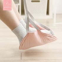 Travel footrest portable hanging leg artifact office sleep lunch break foot pad long-distance train by plane