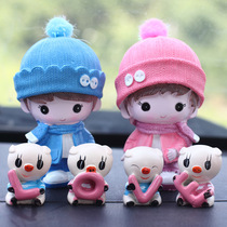 Car ornaments Net red creative cute little girl goddess car accessories car decoration supplies