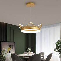 Nordic Lamps Modern Minimalist Living-room Bedroom Crown Light Lavish Lighting Nets Red Children Rooms Cozy Romantic Chandelia