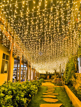 Colorful lights Household New Year creative Outdoor flash light string lights Festive lightning string lights Flower colorful color change outdoor plug-in models