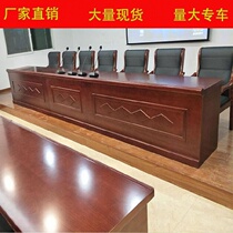 Chairmans desk bar table reception desk talk desk conference desk Lecture desk Lecture three-member Training Court Desk