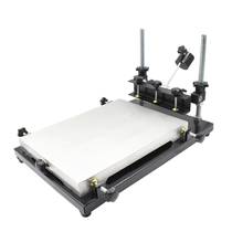 Manual screen printing table SMT solder paste hand printing table screen printing machine running table manual positioning large medium and small