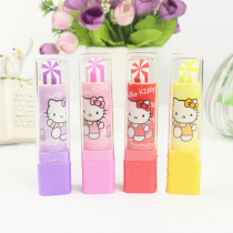 Cartoon Lipstick Red Styling Erasers Princess Cute KT Cat Creative Rubber Stationery Elementary School Student Prize Gift