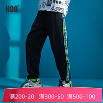 hoo boys pants trousers spring and autumn sports pants big childrens clothing 170-175 thick and velvet little boy 7-18 years old winter