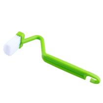 Toilet Brush Scrubber V-type Cleaner Clean Bent Bowl Handle