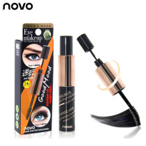 NOVO Eyeliner Mascara 2-in-1 multi-functional double-headed eye makeup artifact Eyeliner mascara combination