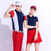 OCLUNK golf clothing womens suit short sleeve T-shirt short culottes set for men and women fashion sports suit