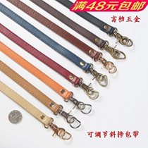  14mm wide PU adjustable clamp buckle hook head bag with high-end exquisite metal hanging buckle DIY handmade messenger bag accessories