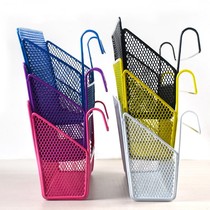 College student dormitory bedside storage hanging basket dormitory basket storage rack hanging iron hanging iron hanging