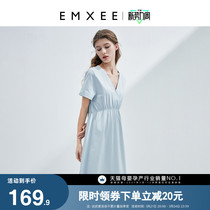 Kidman Xi Breastfeeding Sleeping Dress Summer Thin-fed Milk Clothing Maternity month Breastfeeding Postnatal Home Skirt