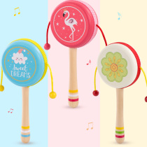 Newborn Baby Toy Hand Ring 0 to 1 3 4 5 3 1 2 Years Little Baby 4 Pacifier 2 6 to 5 Months Wave Drums