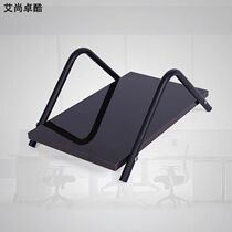 Household simple desktop cooling host chassis wooden computer base tray storage bracket Item support frame