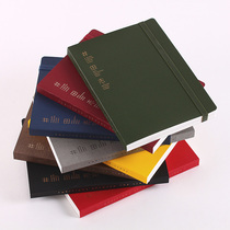 Gift PVC set Idashi hand account 2 0 Original life self-filling date timeline schedule book A5 one-day one-page day plan book A6 hand account checkered diary book B6 Jiu Kou Mountain notebook